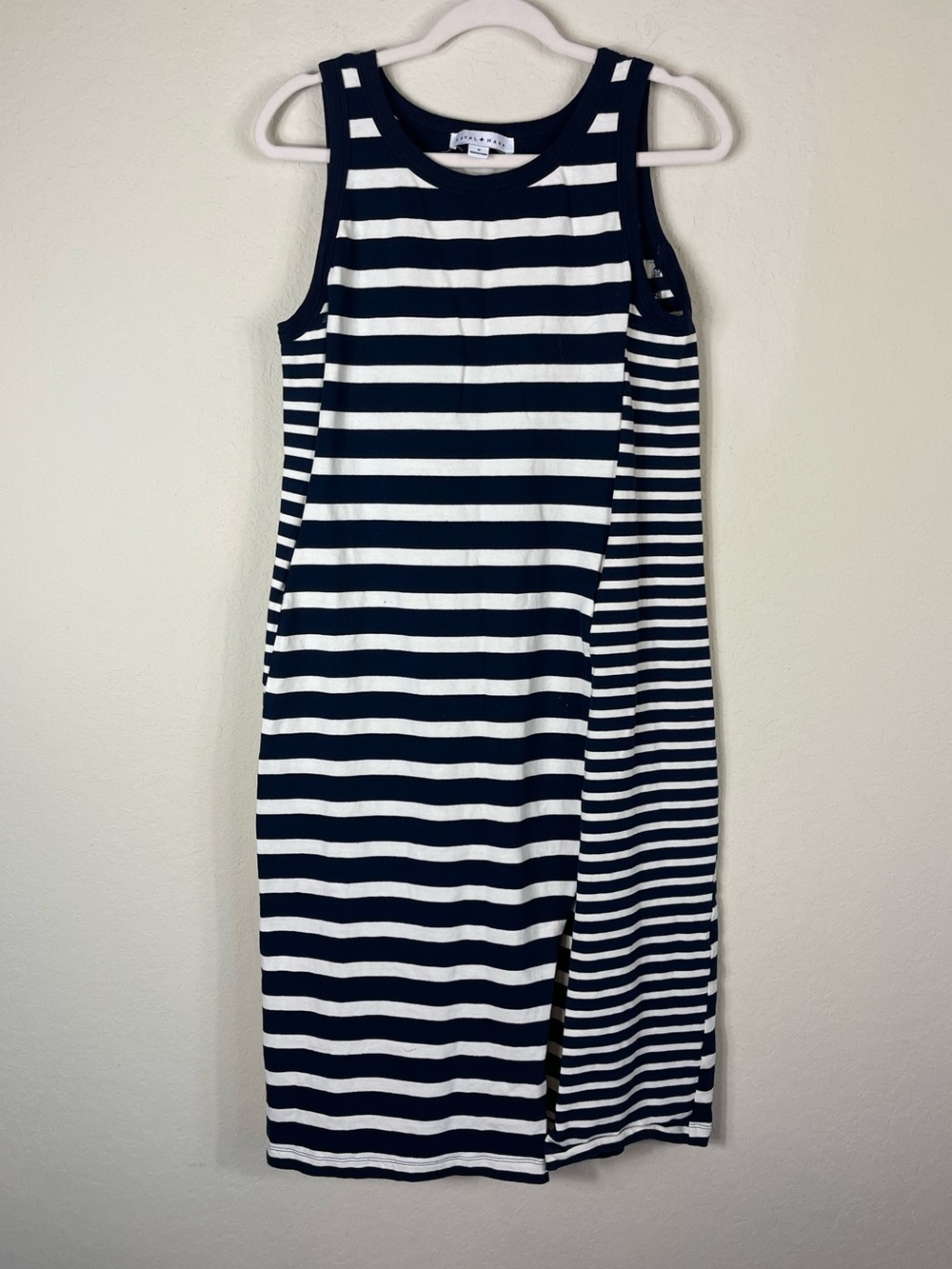 Loyal Hana Striped Midi Dress Nursing Maternity Friendly Size Medium